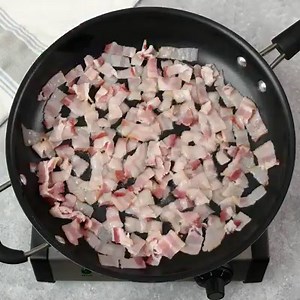 BACON AND CORN GRIDDLE CAKES: a popular recipe on RecipeGirl for many years now (it's a recipe in my cookbook too!) Print the complete recipe here: http://www.recipegirl.com/2012/02/16/bacon-and-corn-griddle-cakes/ | RecipeGirl