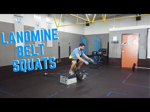 Landmine Belt Squat
