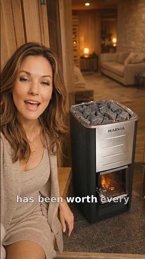 Harvia M3 Wood Burning Sauna Heater for Small Saunas