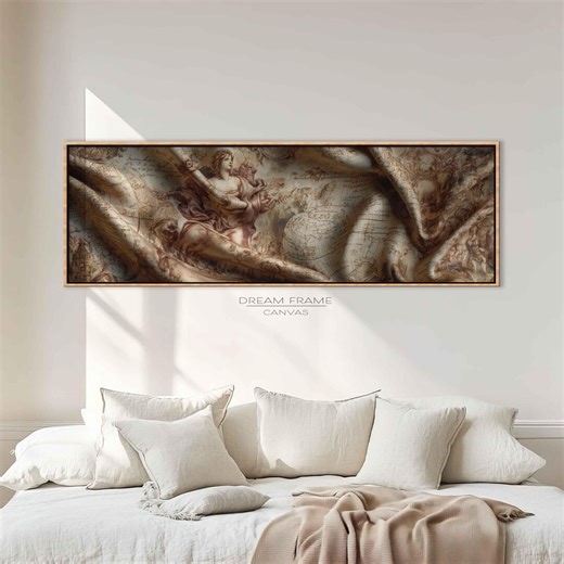 Vintage Renaissance Canvas Wall Art Panoramic Classical Baroque Antique Style Living Room Decor - Etsy