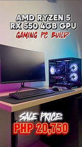 10K views · 38 reactions | ₱20K PC Setup na naka VIDEOCARD na tapos Naka RYZEN 5 pa 勞 #Ryzen5#AestheticBuild#PCBuild#GamingPC#BudgetBuild#AMD#GamingRig#PCGaming#Desksetup#Va #WorkfromHome #VirtualAssistant #Freelancer#techtok#PcSetup | DC Gaming Computer Setups - Imus Branch | Facebook