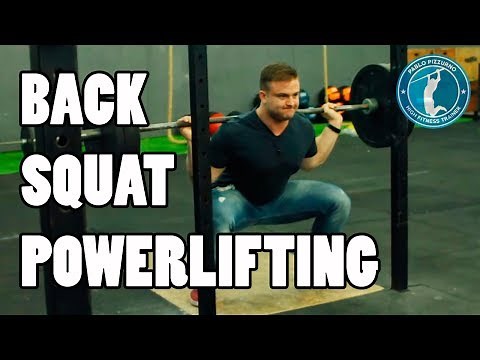 BACK SQUAT EN POWERLIFTING