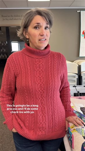 Kimberly Sandberg | Quilting Educator | Quilting on the Amara 20 with Pro-Stitcher! Quilt top pattern is “Simple Folk” by @sfielke #Arielle #applique #longarmquilting | Instagram