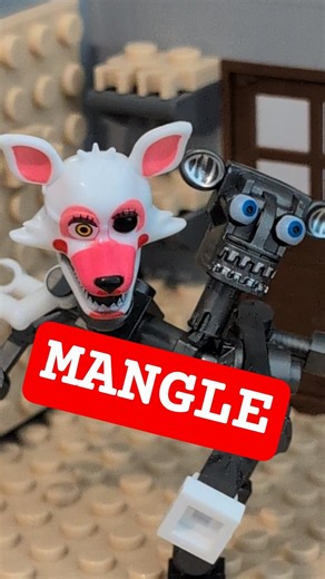 I built LEGO FNAF MANGLE Animatronic! #lego #fnaf