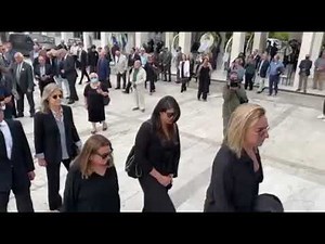 Εικόνες από την κηδεία του Ζάχου Χατζηφωτίου