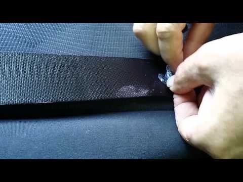 Remove gum from car seat