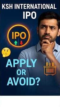 KSH International IPO EXPOSED in 60 Seconds