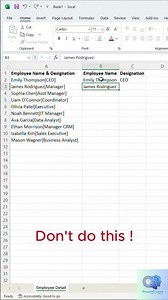 The Excel Flash Fill AI Feature – Populate Data Automatically #excel #flashfill #exceltips