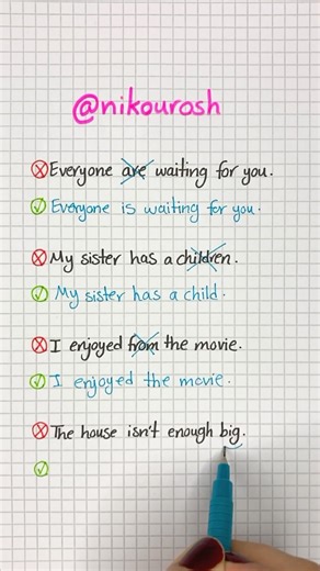 43K views · 242 reactions | Common mistakes in English #reels | Nikourosh Nikourosh | Facebook