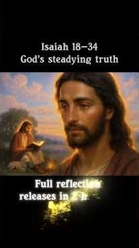 Heart seeking God’s wisdom? Let Jesus guide you 🌿 | Isaiah 18–34 Preview