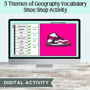 Five Themes of Geography Vocabulary Review Digital Resource