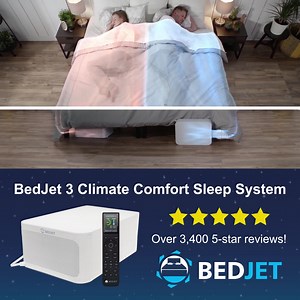 Meet the cooling and warming system for your bed with over 3,400 5-star reviews. BedJet was designed by an ex-NASA spacesuit engineer to keep you at your most perfectly comfortable sleep temperature in bed. As seen on ABC's Shark Tank! | BedJet