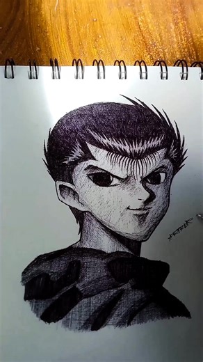 2.9K views · 40 reactions | Eugene from Ghost Fighter Anime  #yuyuhakusho #anime #drawing #fblifestyle | Art Tzero | Facebook