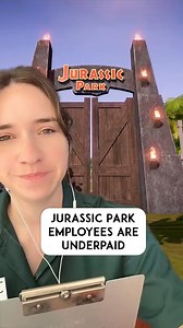827K views · 26K reactions | Jurassic Park employees are underpaid 秊 #jurassicpark #jurassicworld #dinosaur #dinosaurs #dino #trex #tyrannosaurus #triceratops #stegosaurus #compy #velociraptor #raptor Beat by @katoproducer | Elle Cordova | Facebook