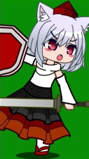 Inubashiri Momiji X Gacha Club #gacha #touhou
