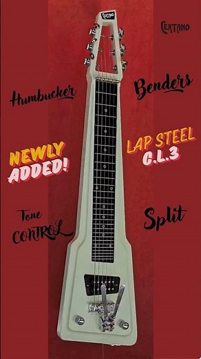 Brand New Lap Steel C.L.3 by CERTANO #lapsteelguitar #lapsteel #guitar