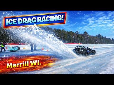 Craziest Race on Ice! 2026 Merrill Wi. Ice Drags!