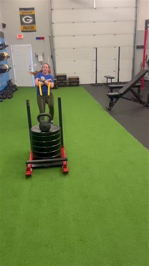 Peak Performance S+F | One of our members Caitlin is preparing for the CPAT test to become a firefighter. Here she is pulling over 300lbs on her sled pull in... | Instagram