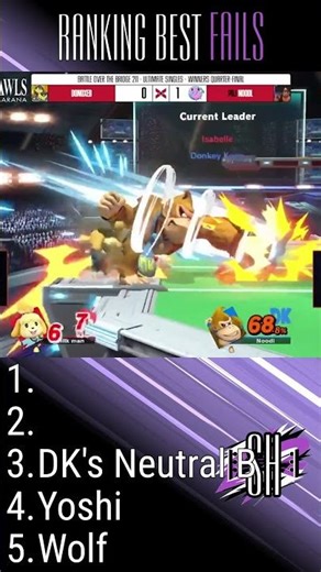 Ranking the best fails in Smash Ultimate Ep. 011 #smashbros #smashultimate #ssbu