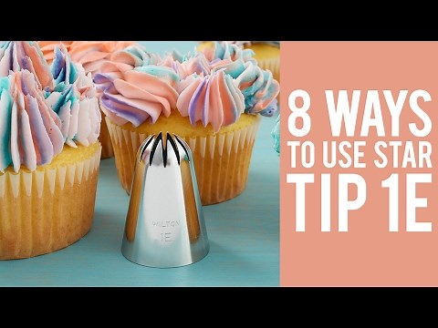 How to Decorate Cupcakes with Tip 1E