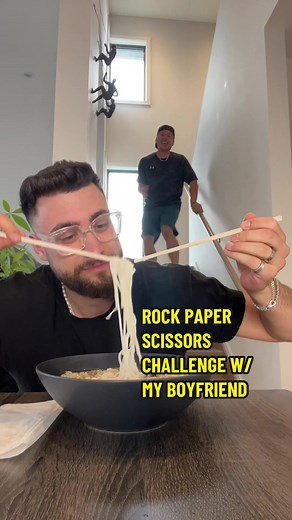 Rock paper scissors challenge with my boyfriend @DrHobs | couple challenge