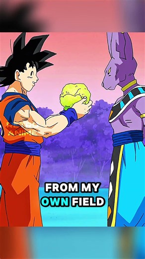 Goku Brings Beerus A Lettuce🤣