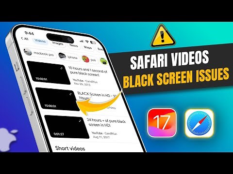 How to Fix Safari Video Black Screen Issues on iPhone | Safari Black Screen Problem on iOS
