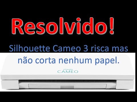 Silhouette risca e não corta! RESOLVIDO