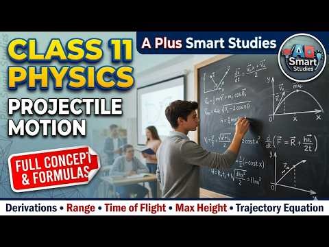 Class 11 Physics Projectile Motion | Full Concept & Formulas | A Plus Smart Studies