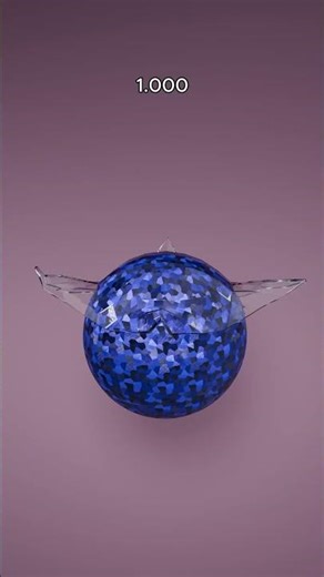 0.1 vs 1M Cloth 3D Simulation #shorts