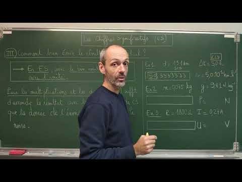 2nde Les Chiffres Significatifs (2/2) III Comment écrire le résultat d'un calcul ? + Exemples