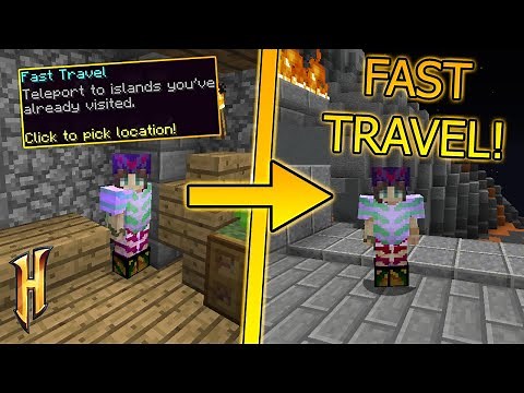 How To Teleport To Any Island! | Hypixel Skyblock!