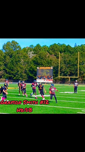 Grayson Smith #12 HB/DB #athlete #sports #anniston #youthfootball #shorts #fypシ #team #family