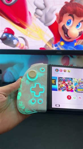 An ultra-cool Switch controller!! Video footage from