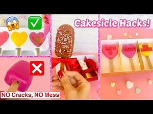 THESE HACKS ARE *GAME-CHANGING* FOR CAKESICLES | No-Fail Way to make Perfect Cakesicles
