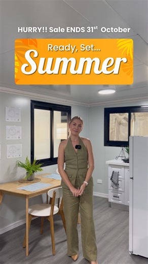  Hurry!! Sale Ends October 31! ☀️ Last chance to grab $2,500 worth of FREE add-ons with our featured models, Vista, Serenity, Eden, Oasis, and Mirage. ✅ Free Air Conditioner ✅ Free Hot Water System ✅ Free Hoists Don’t miss out, call 1300 046 273 or click the link in bio to claim yours today! #mylittlehouse #readysetsummer #expandableliving | My Little House | Facebook