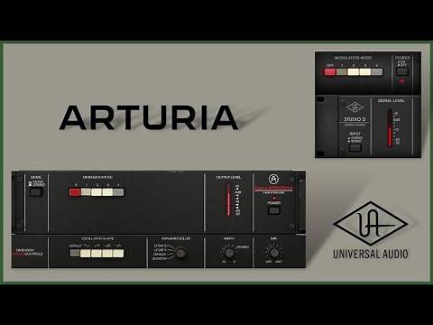 ARTURIA Chorus Dimension-D Vs UAD Studio D | Audio Plugins Demo Test | Based on ROLAND Analog 🎸