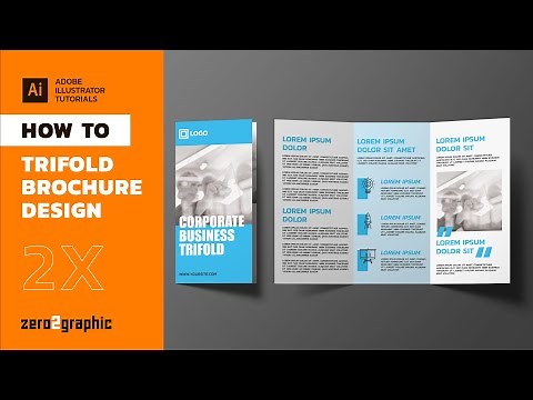 Trifold Brochure Design Tutorial in Adobe Illustrator