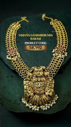 Celebrate the elegance of heritage with our Gandaberunda Jewellery Collection from Queens ✨