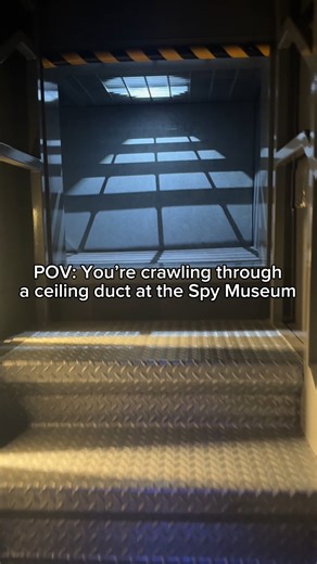 995K views · 33K reactions | You're on a covert mission at the Spy Museum, can you navigate the ventilation system without being detected? #SpyMuseum #SpySkills | International Spy Museum | Facebook
