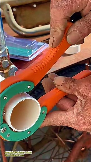 Powerful PVC Cutter | Clean Pipe Cutting Process