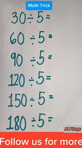 913K views · 7.3K reactions | Math Trick #mathematics #mathtrick #divisiontrick #viralreels #viralvideo #everyone #followers #tutorial #tutorialvideo #fypviralシ | AA Vlogs | Facebook