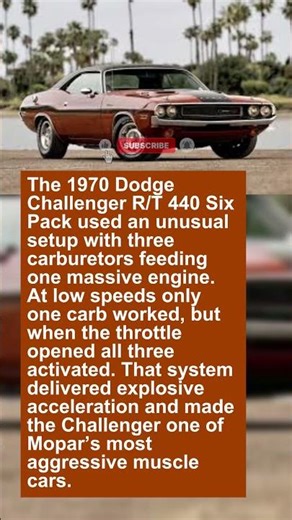 Dodge Put Three Carburetors on This Engine