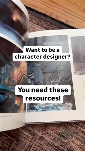 Georgina Cahill Productions on Instagram: "Want to be a character designer? Check out these resources! . . . . #artists #arttipsandtricks #artschool #artstudent #characterdesign"