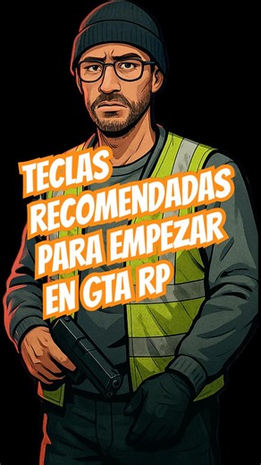Teclas recomendadas para empezar en GTA RP #GTARP#FiveM#Principiantes#Tutorial#Gaming