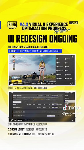 New Lobby Interface Redesign in PUBG Mobile