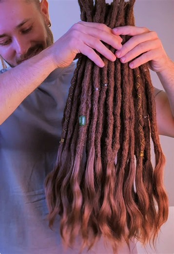 Natural Human Hair Dreadlock Extensions for Sale