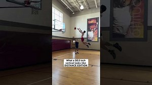Free throw line dunk off two feet
