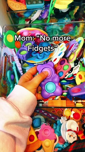 Playful Exploration of Colorful Fidget Toys