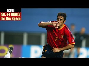 Raul ◉ All 44 Goals for Spain 🇪🇸